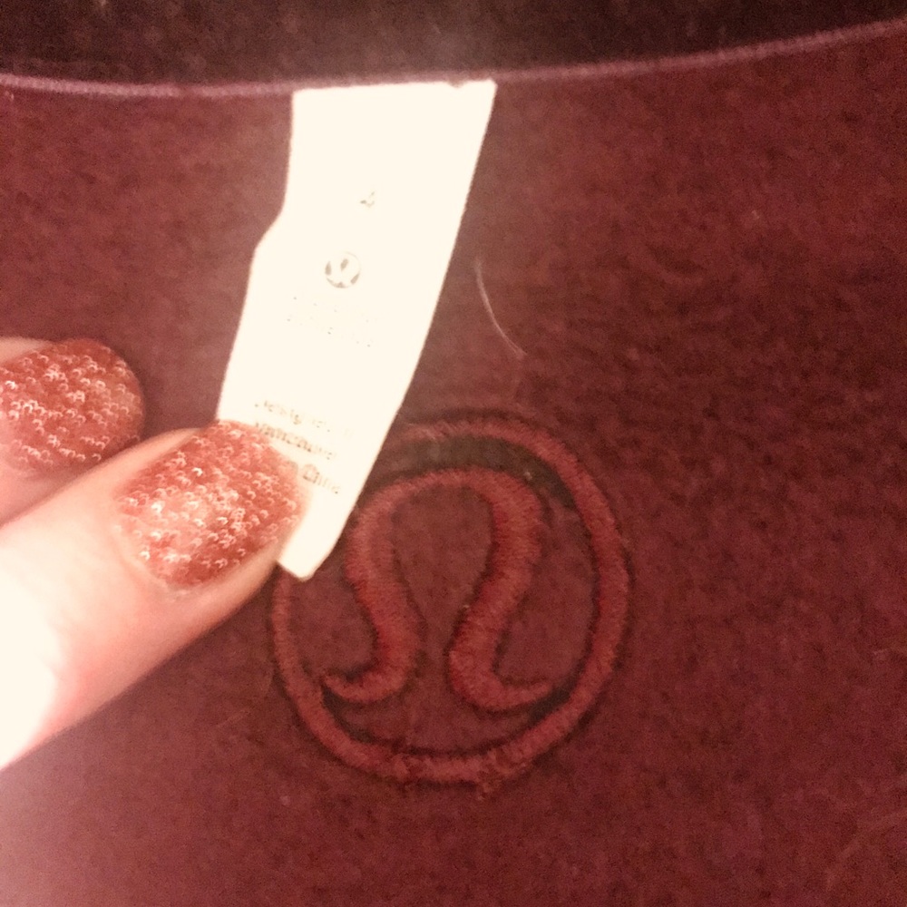 Lululemon cuddle up Sherpa jacket sweatshirt sz 4 - Picture 6 of 8